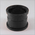 Underground Pipe Double Socket PVC Couplers - Black - 160mm 